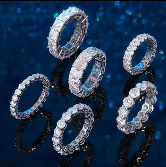 Stoned Eternity Ring